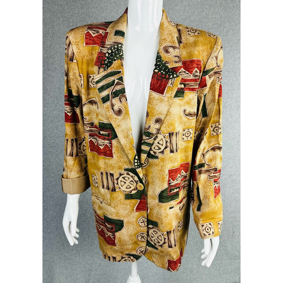 Vintage Toni Garment for CC Magic Womans Sz Medium Topper Blazer Long Sleeve - Picture 2 of 7